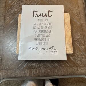 Inspirational Wall Art with Proverbs 3:5-6